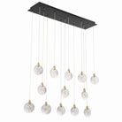 Artcraft Canada - AC12154BB - Îlot LED Suspension - Flocon de neige - Laiton satiné