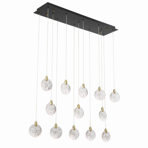 Îlot LED flocon de neige Suspension
