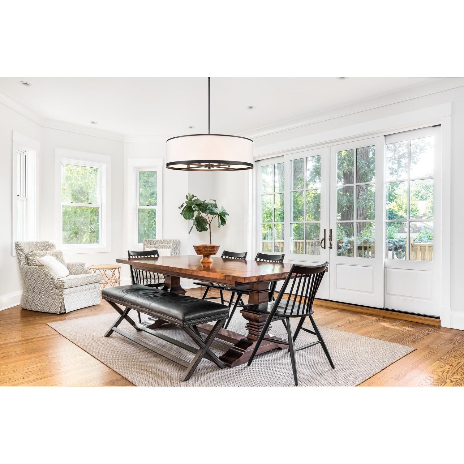 Artcraft Canada - AC12163BK - Four Light Chandelier - High Street - Black
