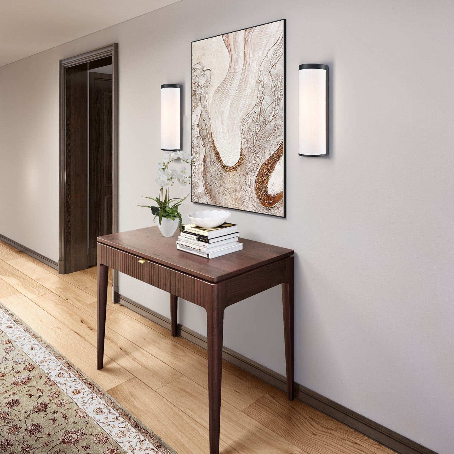 Artcraft Canada - AC12167BK - Deux lumières Murale - Rue principale - Noir