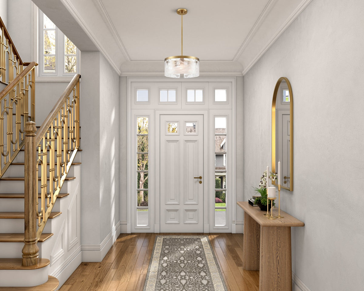 Artcraft Canada - AC12171BR - Trois lumières Suspension - Skye - Cuivre