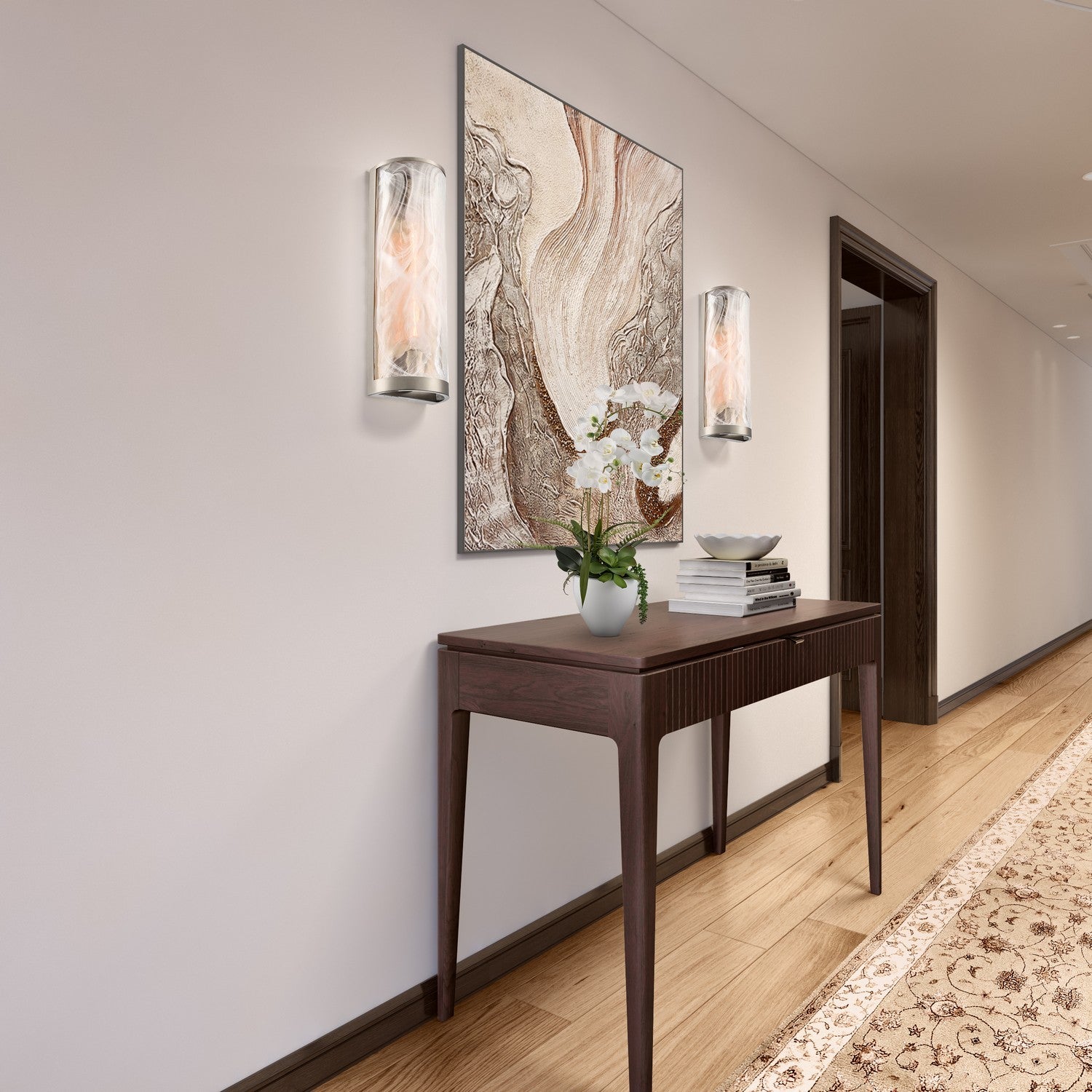 Artcraft Canada - AC12177BO - Two Light Wall Sconce - Skye - Brushed Nickel