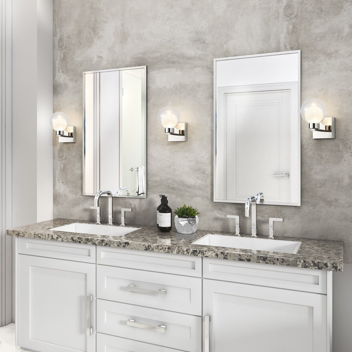 Artcraft Canada - AC12191PN - LED Wall Sconce - Colton - Chrome