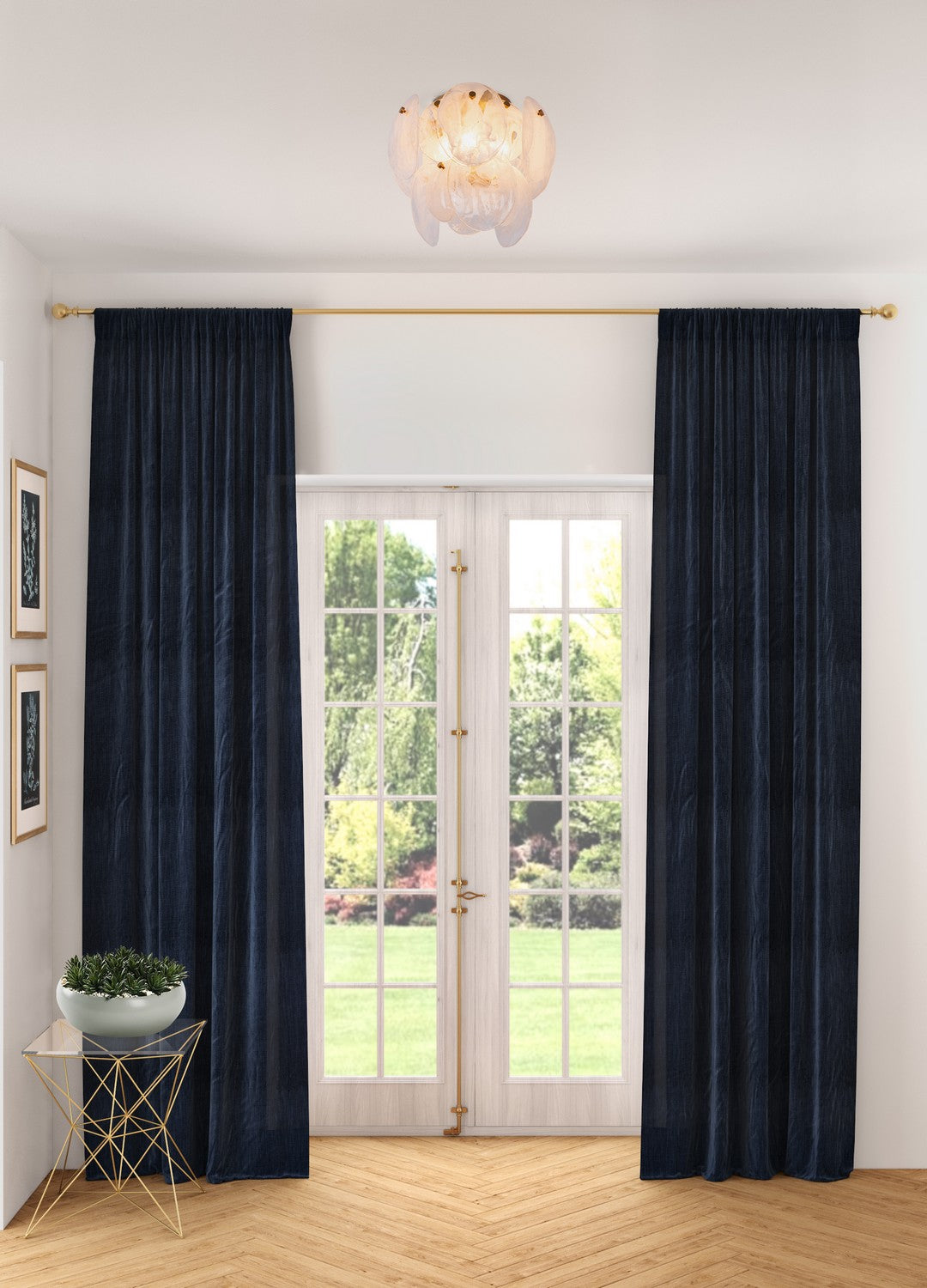 Artcraft Canada - AC12216BR - Semi-remorque à trois lumières Plafonnier - Lily - Laiton brossé