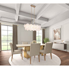 Artcraft Canada - AC12217BR - Seven Light Island Pendant - Lily - Brushed Brass