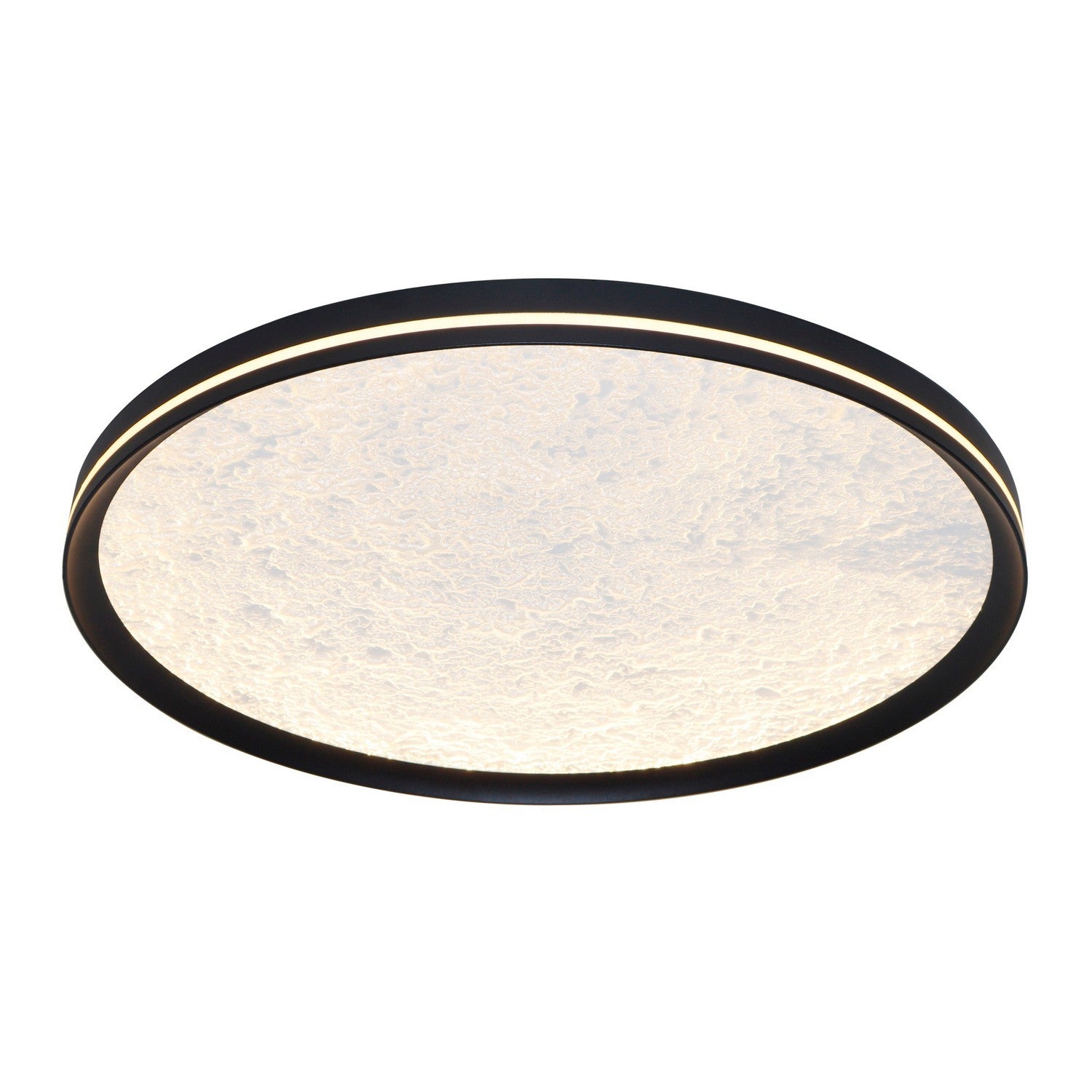 Artcraft Canada - AC6872BK - LED Flush Mount - Luna - Black