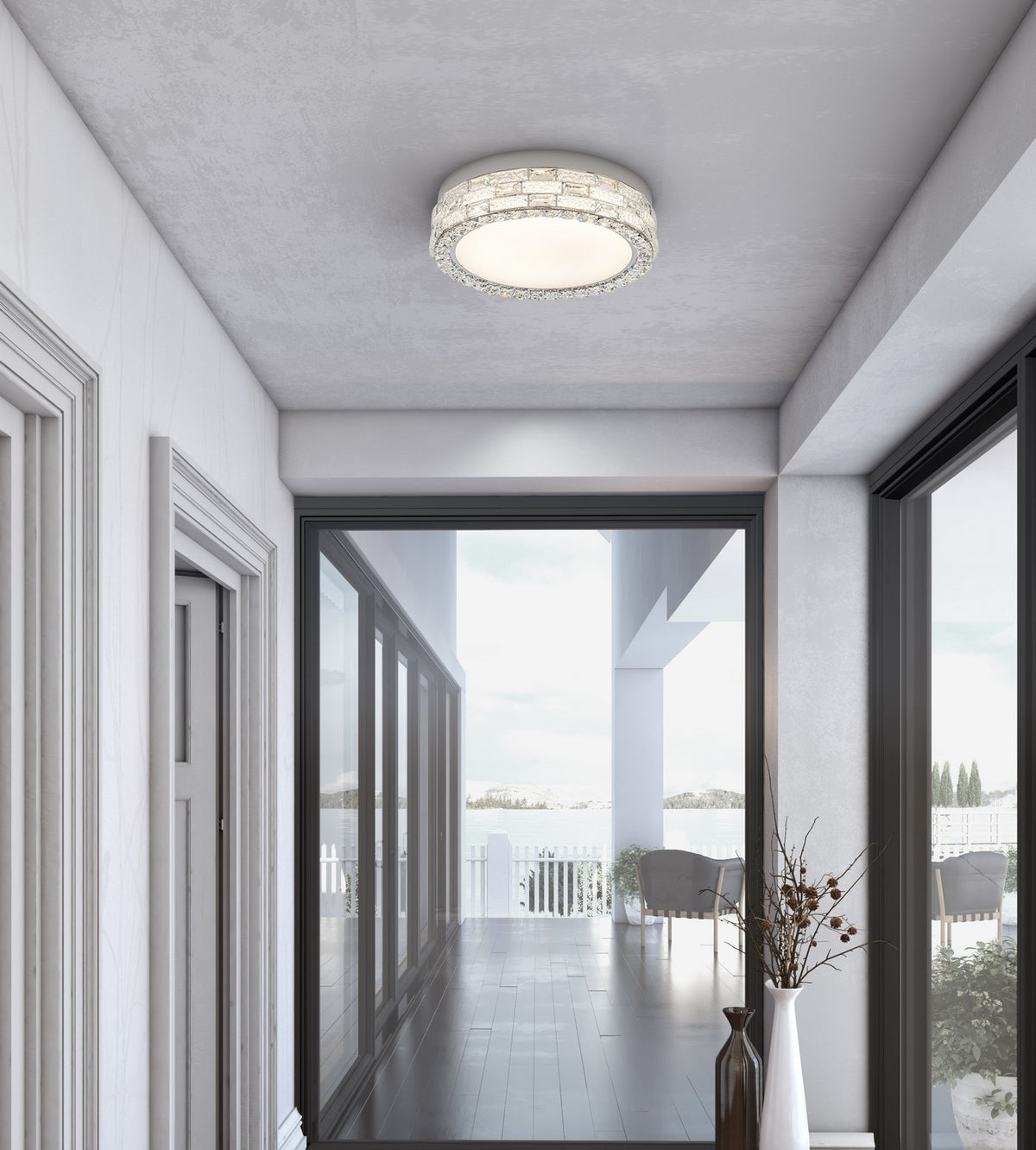 Artcraft Canada - AC6926PN - LED Flush Mount - Elegance - Chrome