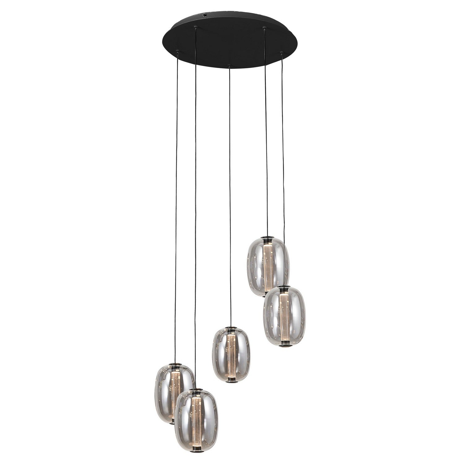 Artcraft Canada - AC6955SM - LED Chandelier - Vega - Black