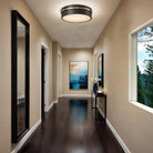 Artcraft Canada - AC6990BB - LED Plafonnier - Dax - Noir, Laiton
