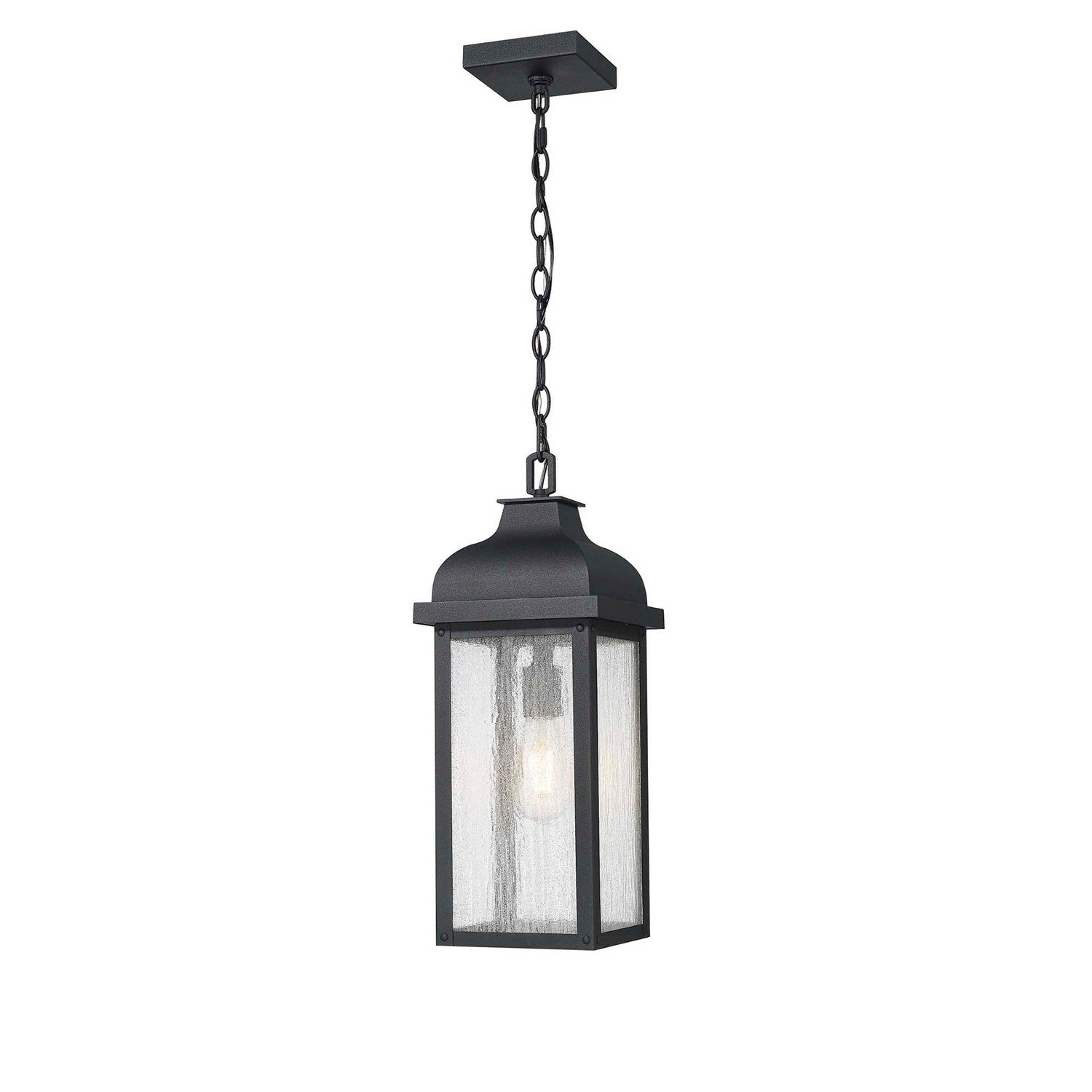 Artcraft Canada - AC8185BK - One Light Outdoor Pendant - Madrid - Black