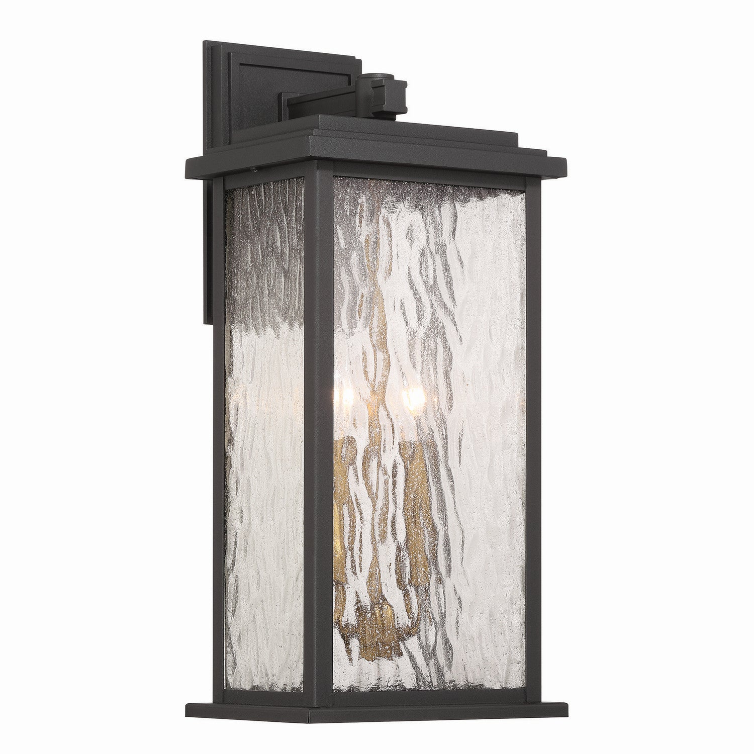 Artcraft Canada - AC9272BK - Two Light Outdoor Wall Sconce - Estate - Black, Brass