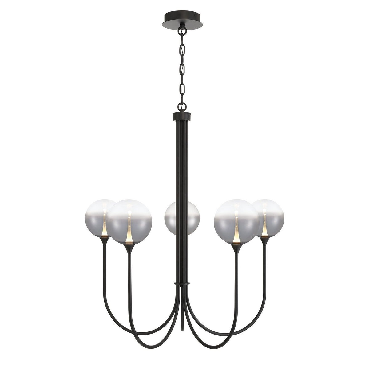 Eurofase Canada - 48923-026 - Five Light Chandelier - Black