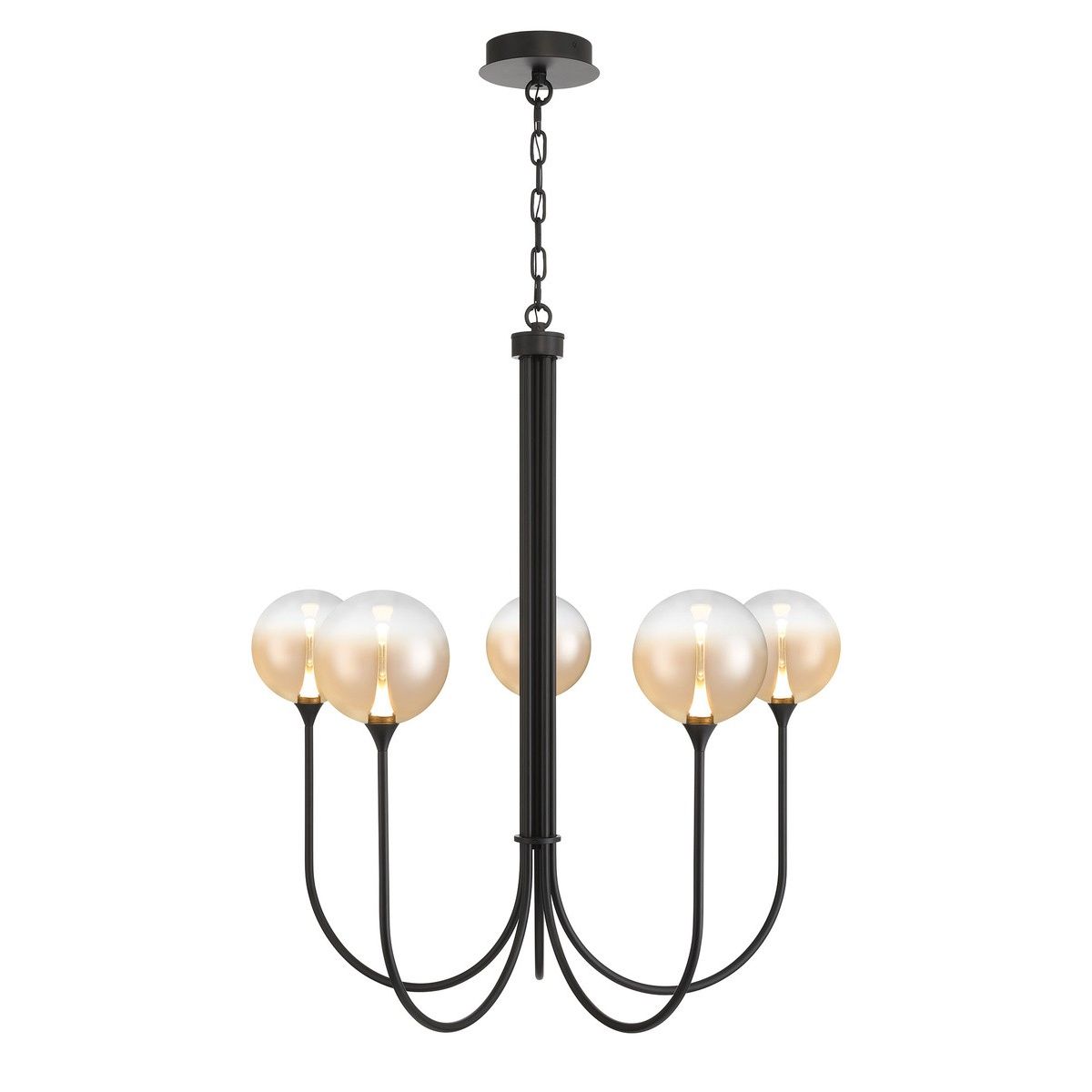Eurofase Canada - 48923-039 - Five Light Chandelier - Black