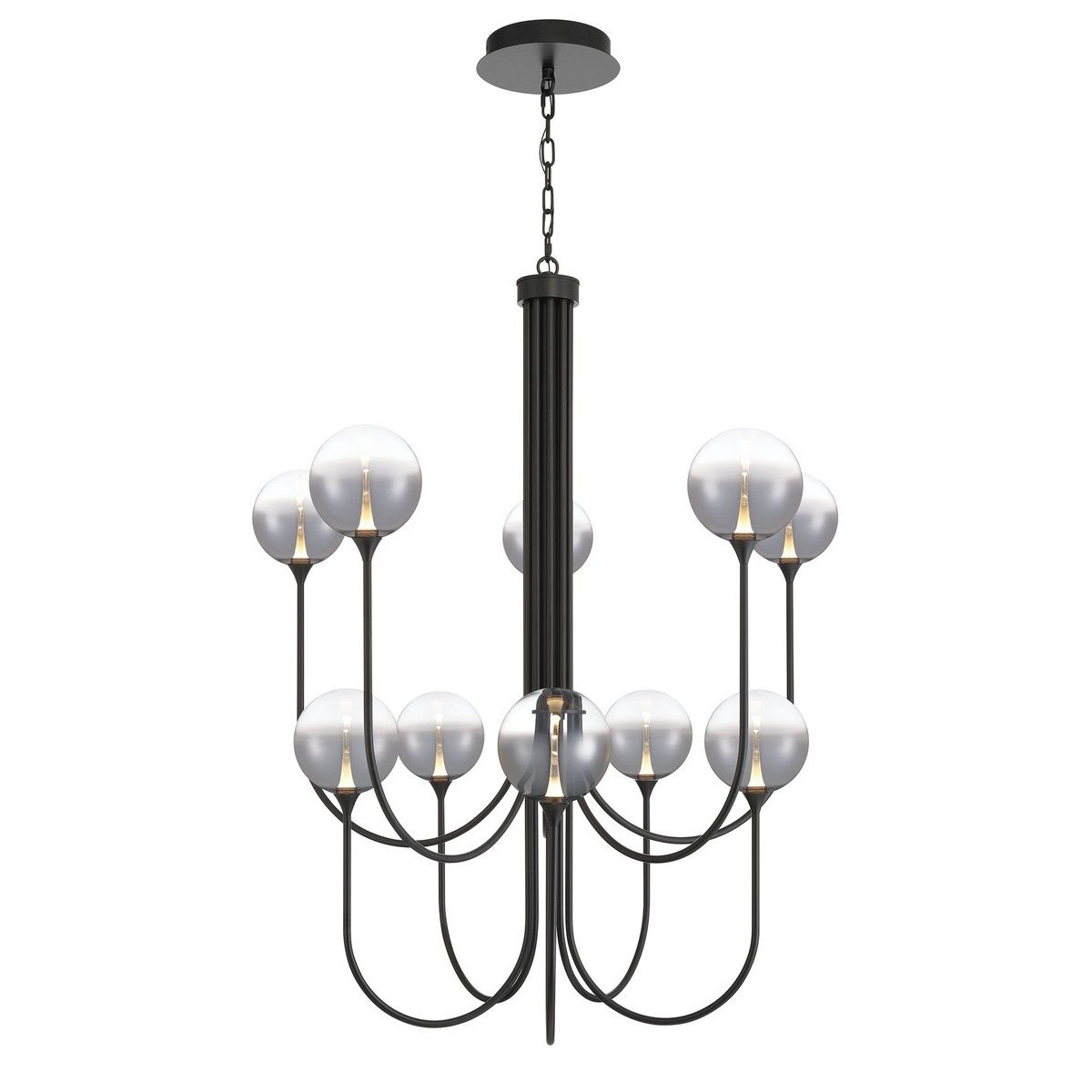 Eurofase Canada - 48926-027 - Ten Light Chandelier - Black