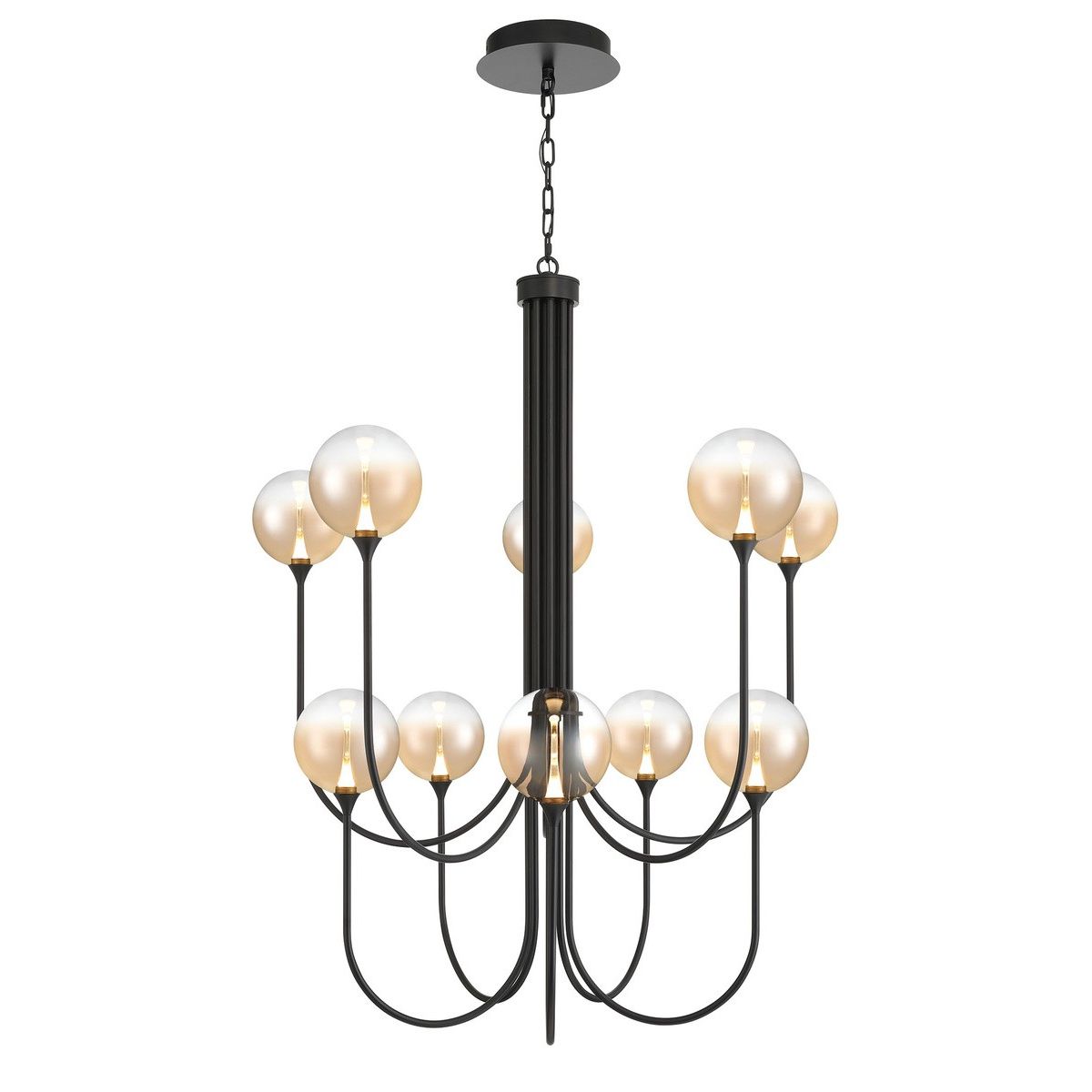 Eurofase Canada - 48926-032 - Ten Light Chandelier - Black