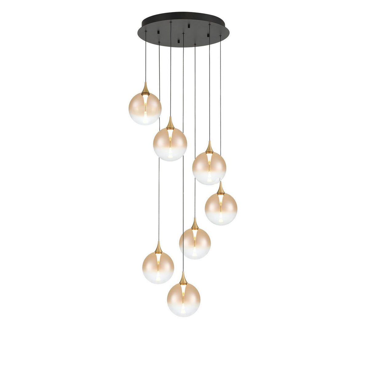 Eurofase Canada - 48928-038 - Seven Light Chandelier - Gold