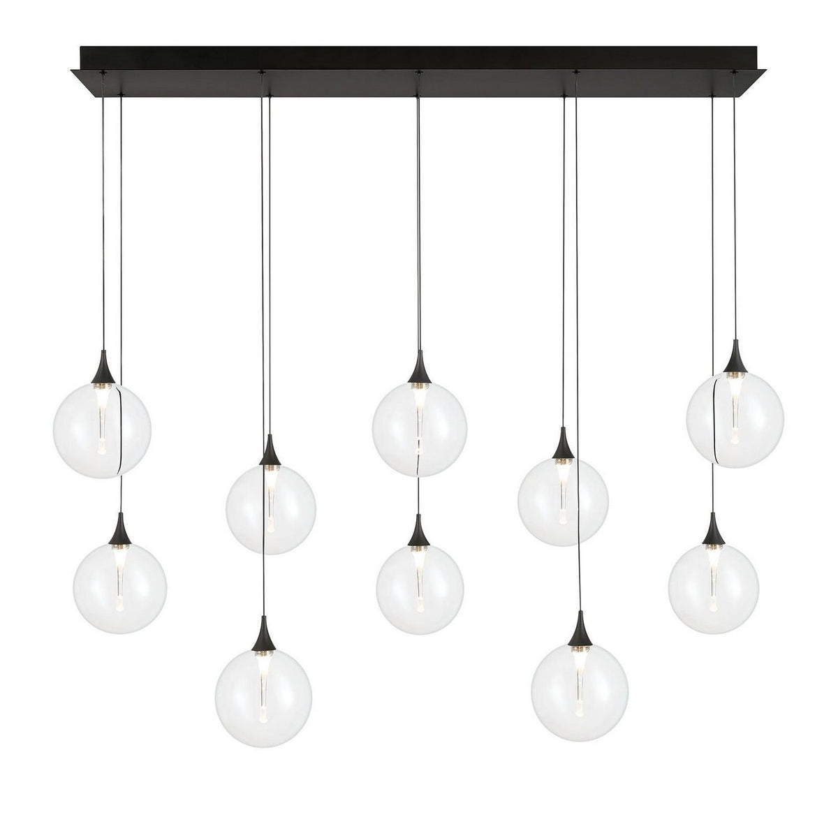 Eurofase Canada - 48933-018 - Ten Light Chandelier - Black