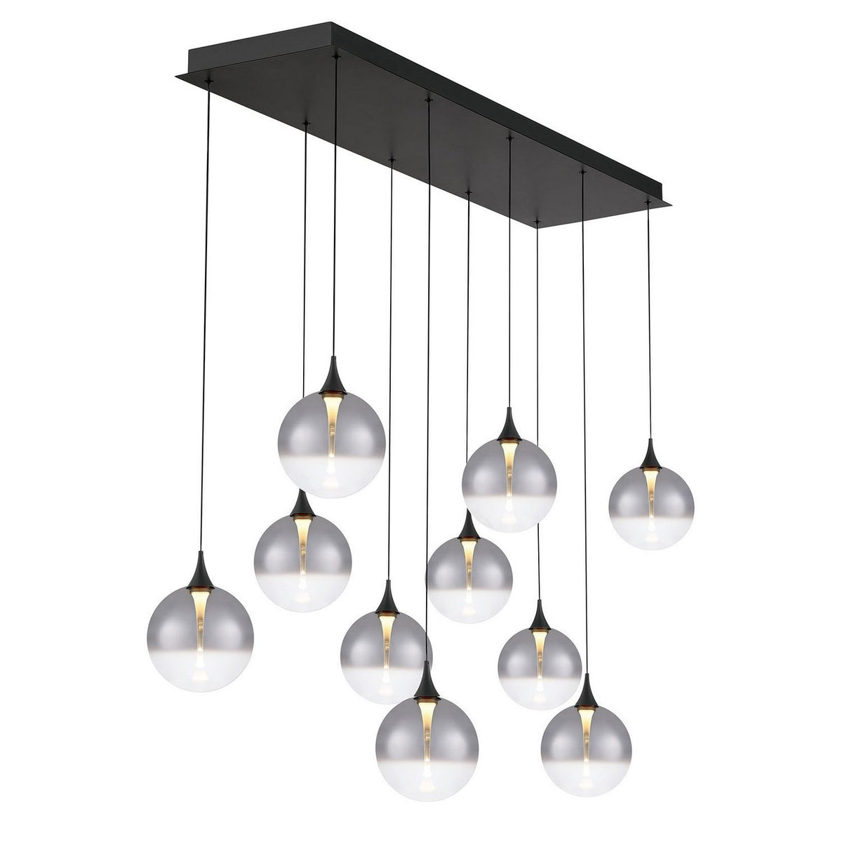 Eurofase Canada - 48933-025 - Ten Light Chandelier - Black