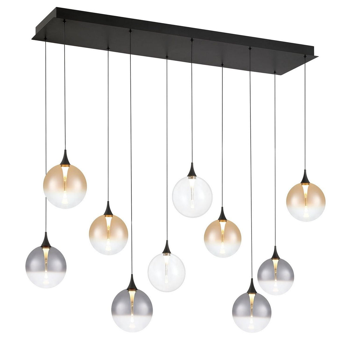 Eurofase Canada - 48933-047 - Ten Light Chandelier - Black