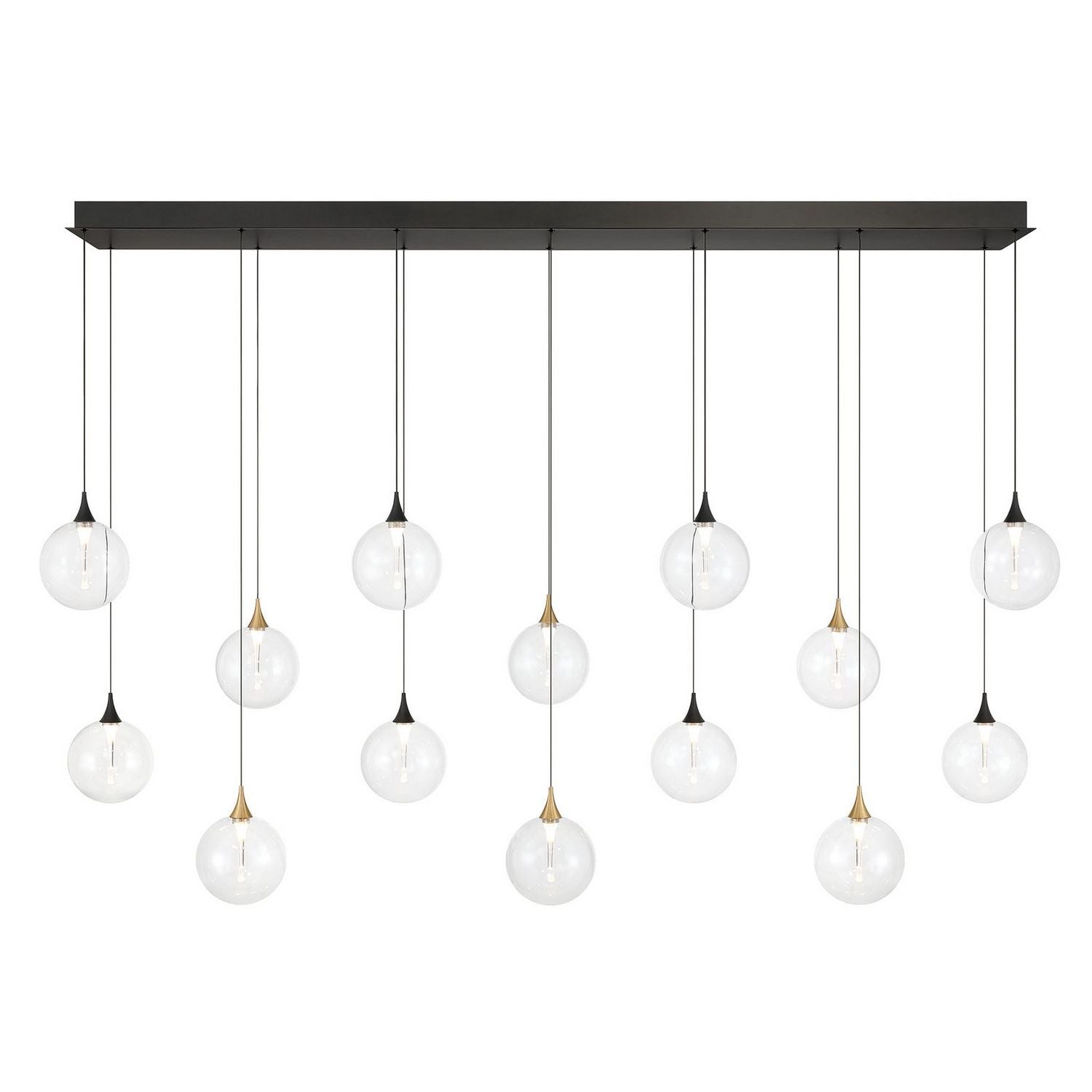 Eurofase Canada - 48940-016 - 14 Light Chandelier - Gold-Black