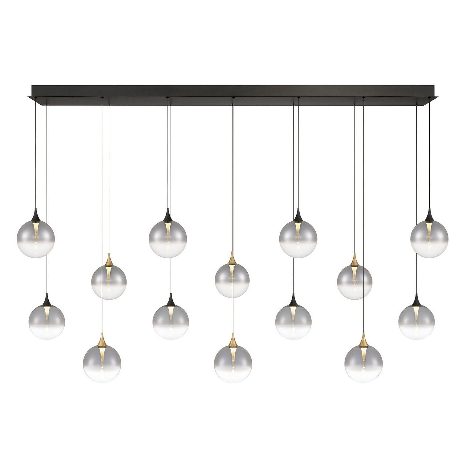 Eurofase Canada - 48940-023 - 14 Light Chandelier - Gold-Black