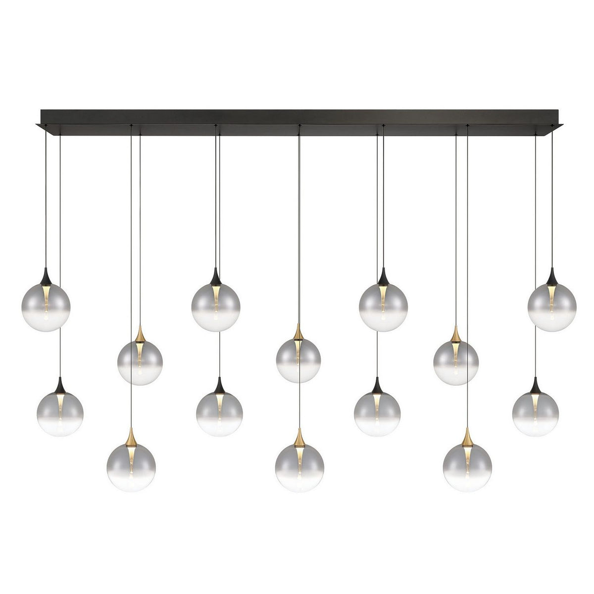 Eurofase Canada - 48940-023 - 14 Light Chandelier - Gold-Black