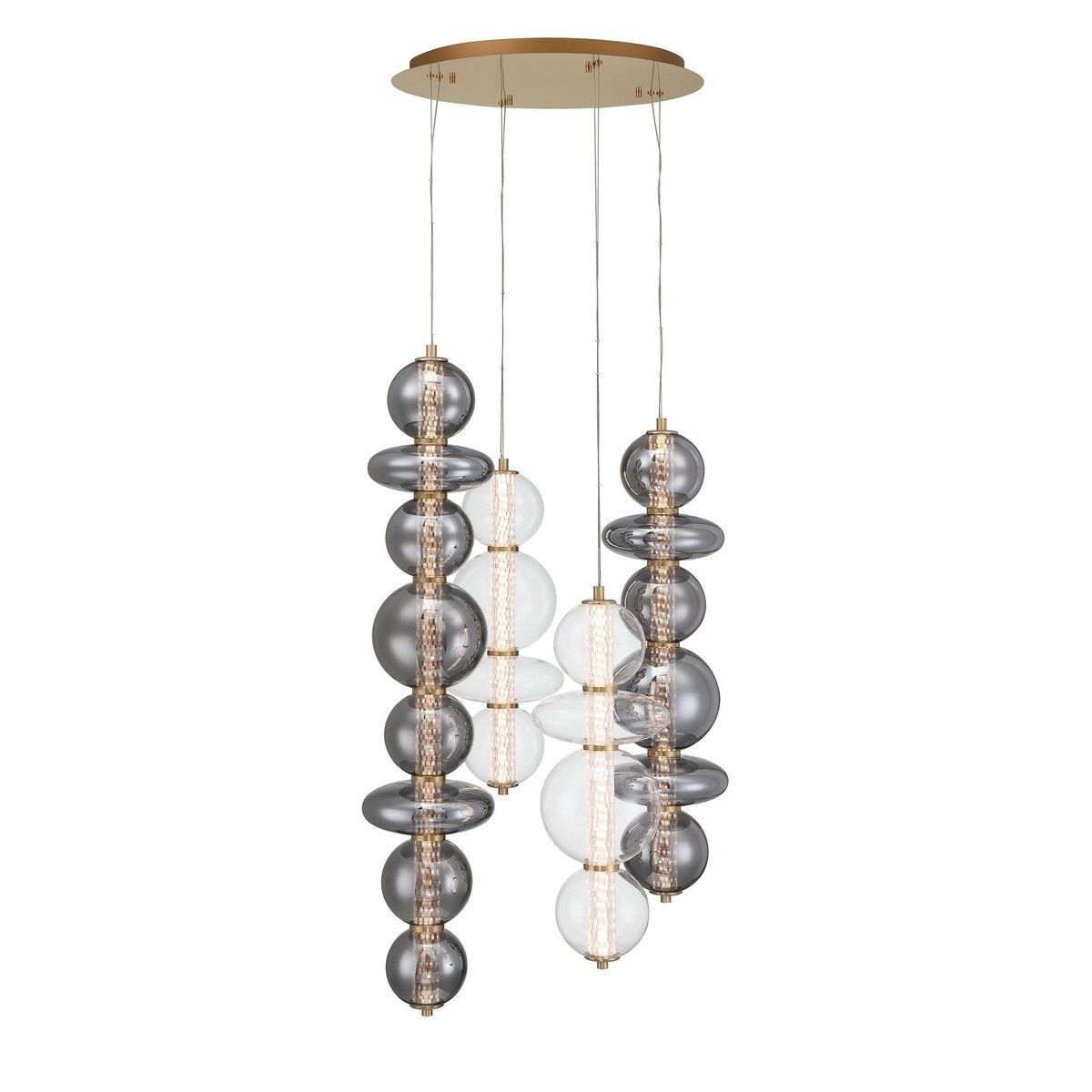 Eurofase Canada - 48960-014 - Four Light Chandelier - Gold