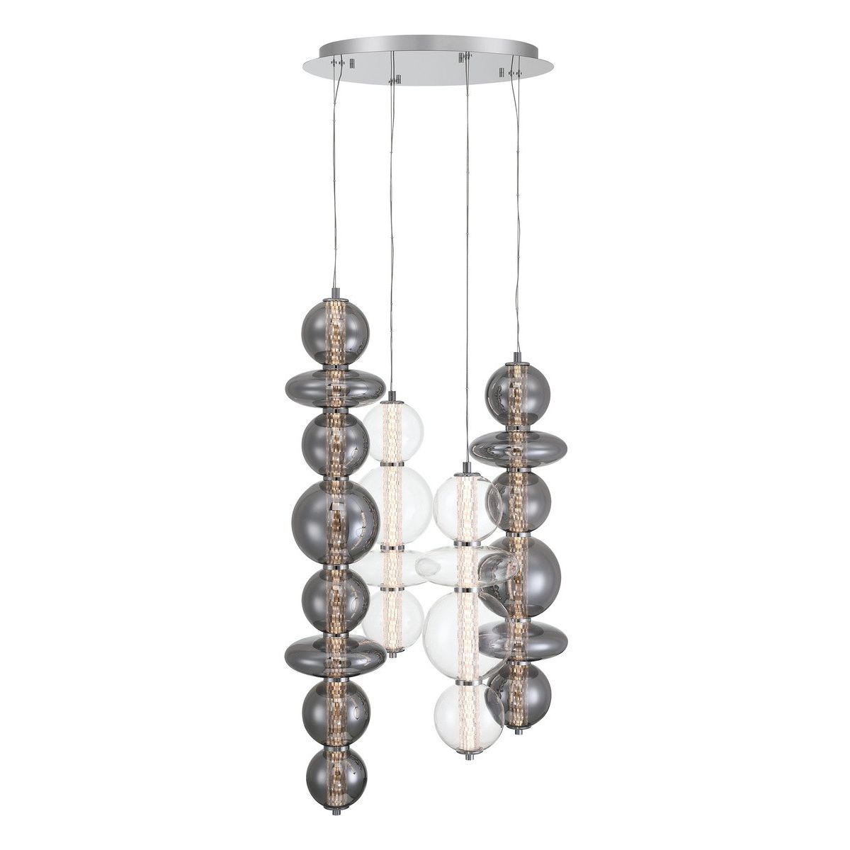 Eurofase Canada - 48960-021 - Four Light Chandelier - Chrome