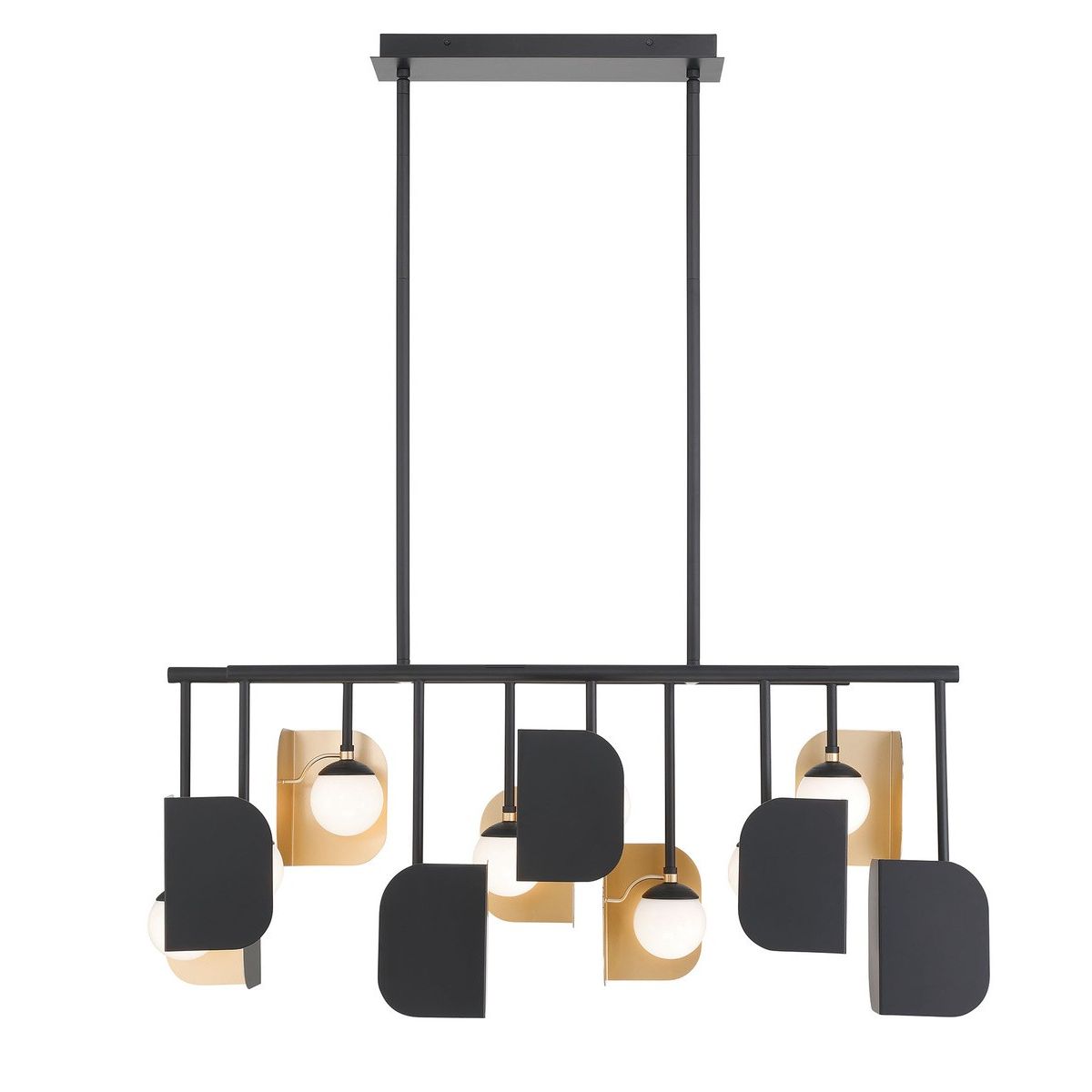 Eurofase Canada - 49037-012 - Ten Light Chandelier - Gold-Black