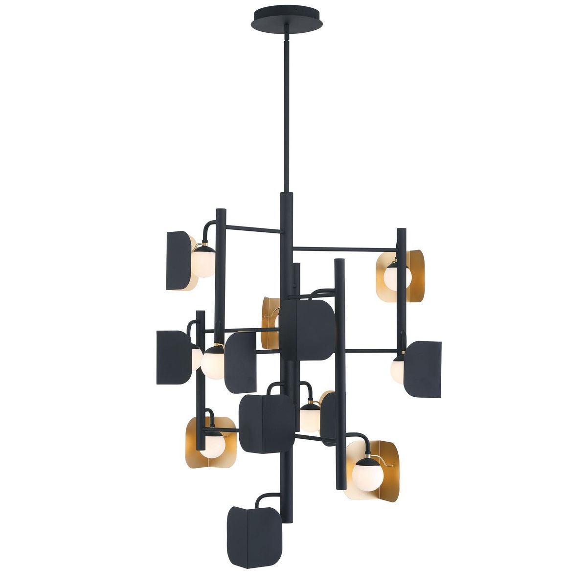 Eurofase Canada - 49228-014 - 12 Light Chandelier - Gold-Black