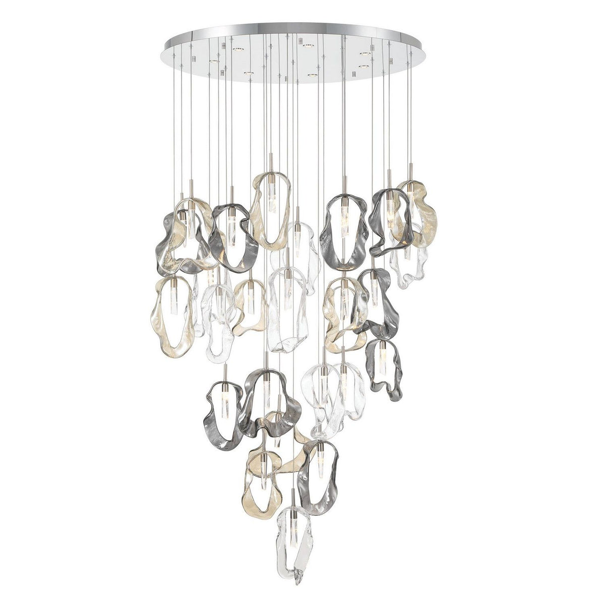 Eurofase Canada - 49238-020 - 33 Light Chandelier - Nickel