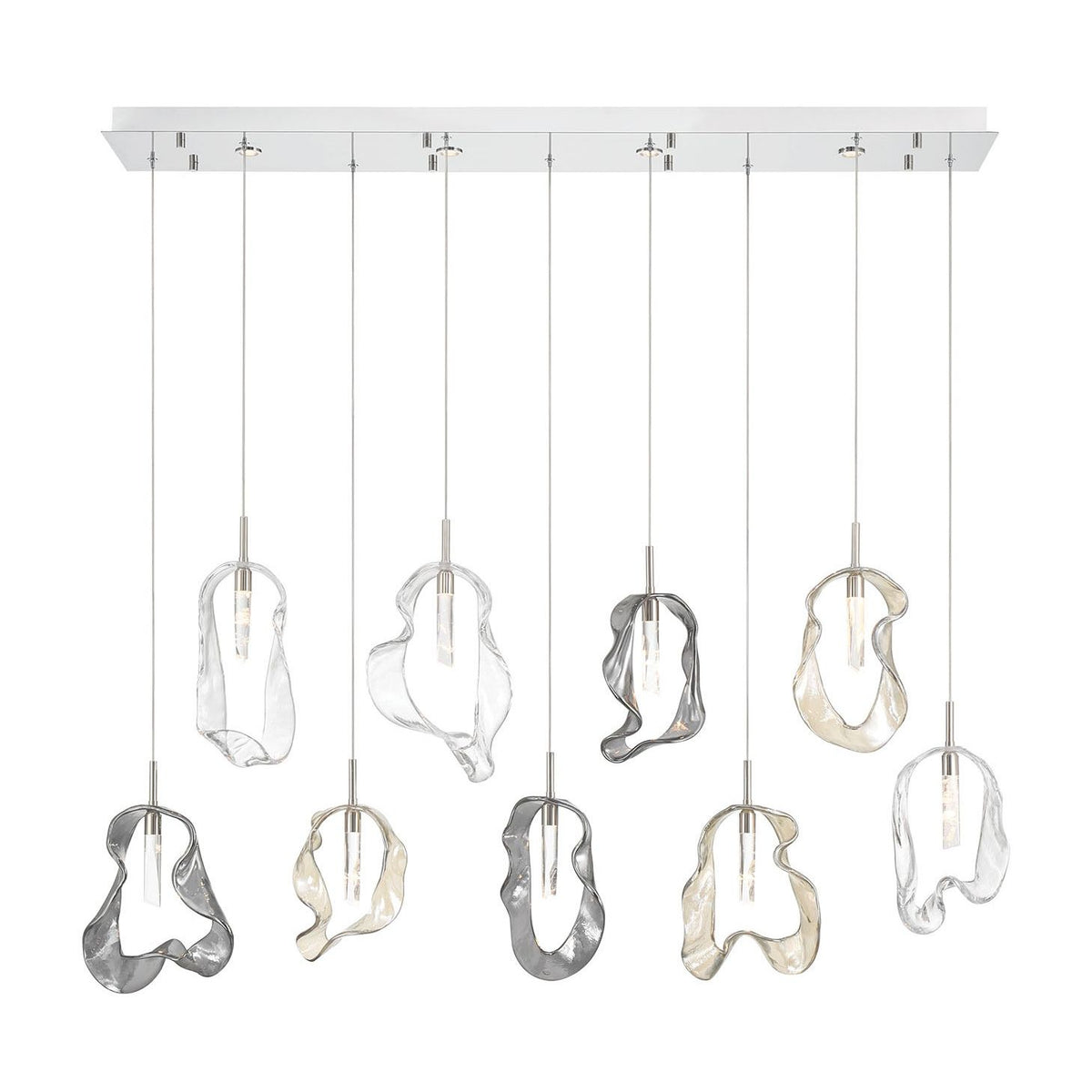 Eurofase Canada - 49239-027 - 13 Light Chandelier - Nickel