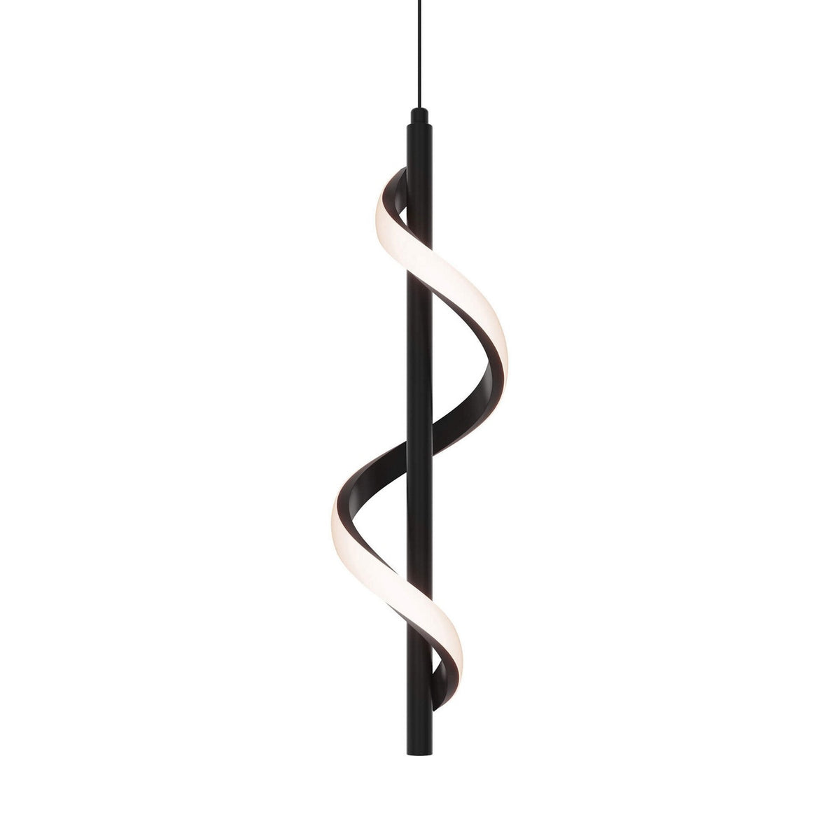 Dals Canada - BRPD18-CC-BK - Une lumière Suspension - Spin - BK