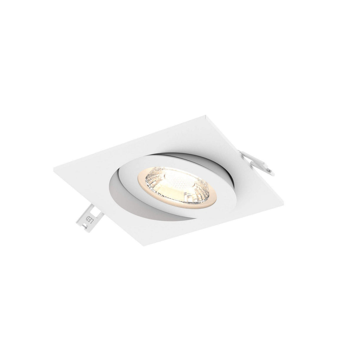 Dals - FGM4SQ-CC-WH - LED Recessed Gimbal - Pivot - WH