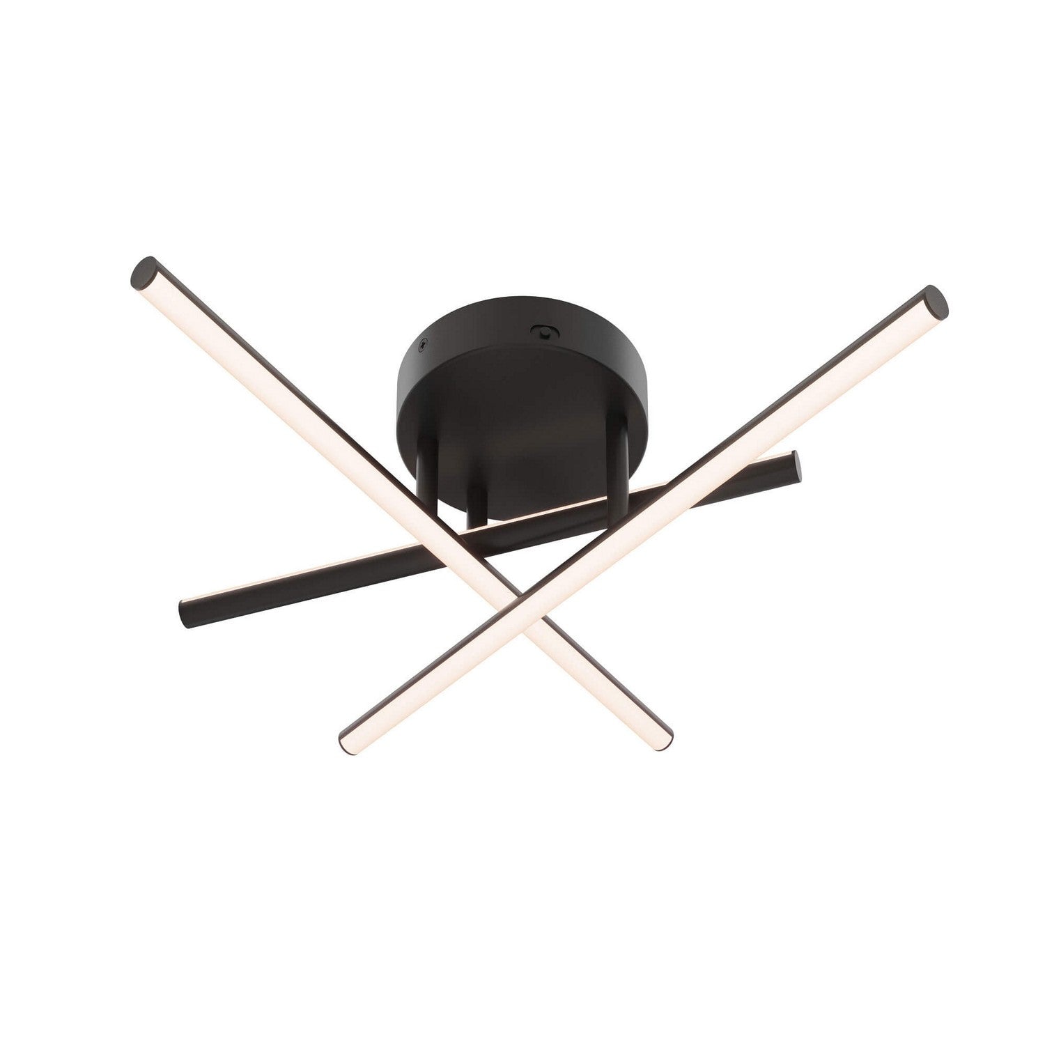 Dals Canada - SSFM20-CC-BK - Three Light Flush Mount - Asterisk - Black