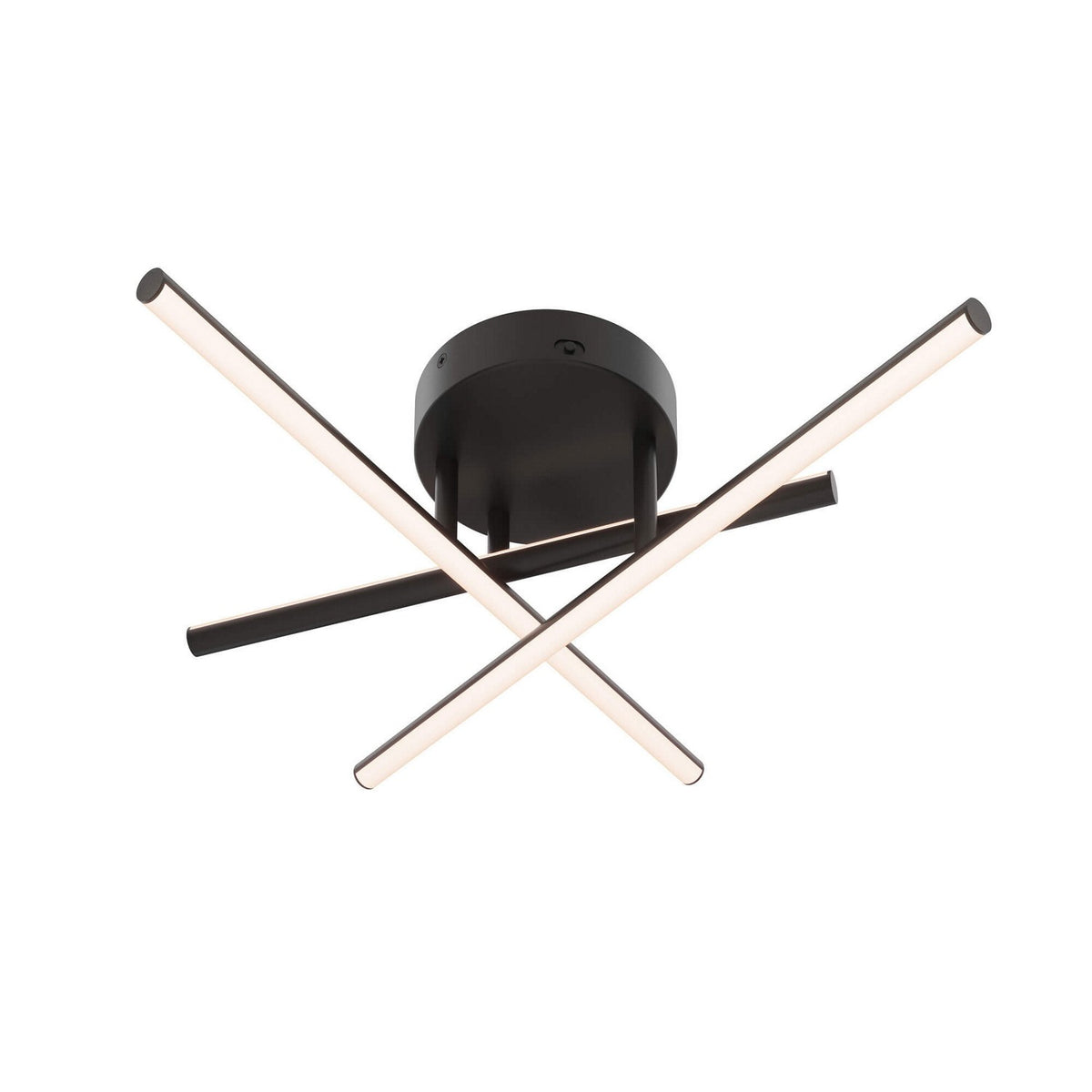 Dals Canada - SSFM20-CC-BK - Three Light Flush Mount - Asterisk - Black