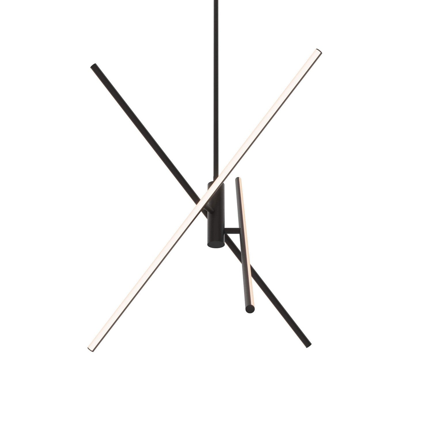 Dals Canada - SSPD32-CC-BK - Three Light Pendant - Asterisk - Black