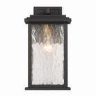 Artcraft Canada - AC9270BK - Lampe extérieure à une lumière Murale - Estate - Noir, Laiton