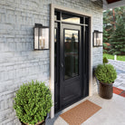 Artcraft Canada - AC9274BK - Lampe extérieure à quatre lampes Murale - Estate - Noir, Laiton