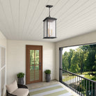 Artcraft Canada - AC9275BK - Three Light Outdoor Pendant - Estate - Black, Brass