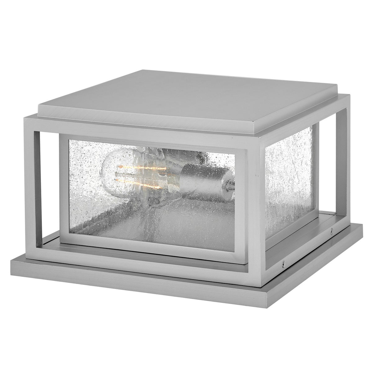 Hinkley Canada - 1008SI-LV - Support mural LED pour pilier - République - Nickel satiné
