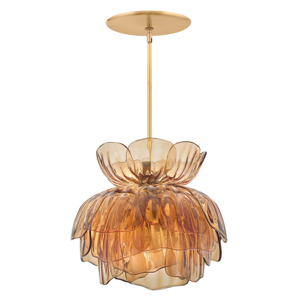Fredrick Ramond FR46895UB-AM Fleur Fantine Suspension en laiton non verni
