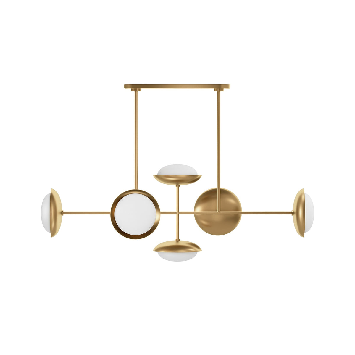 Regina Andrew Canada - 16-1550 - Six Light Chandelier - Bond - Natural Brass