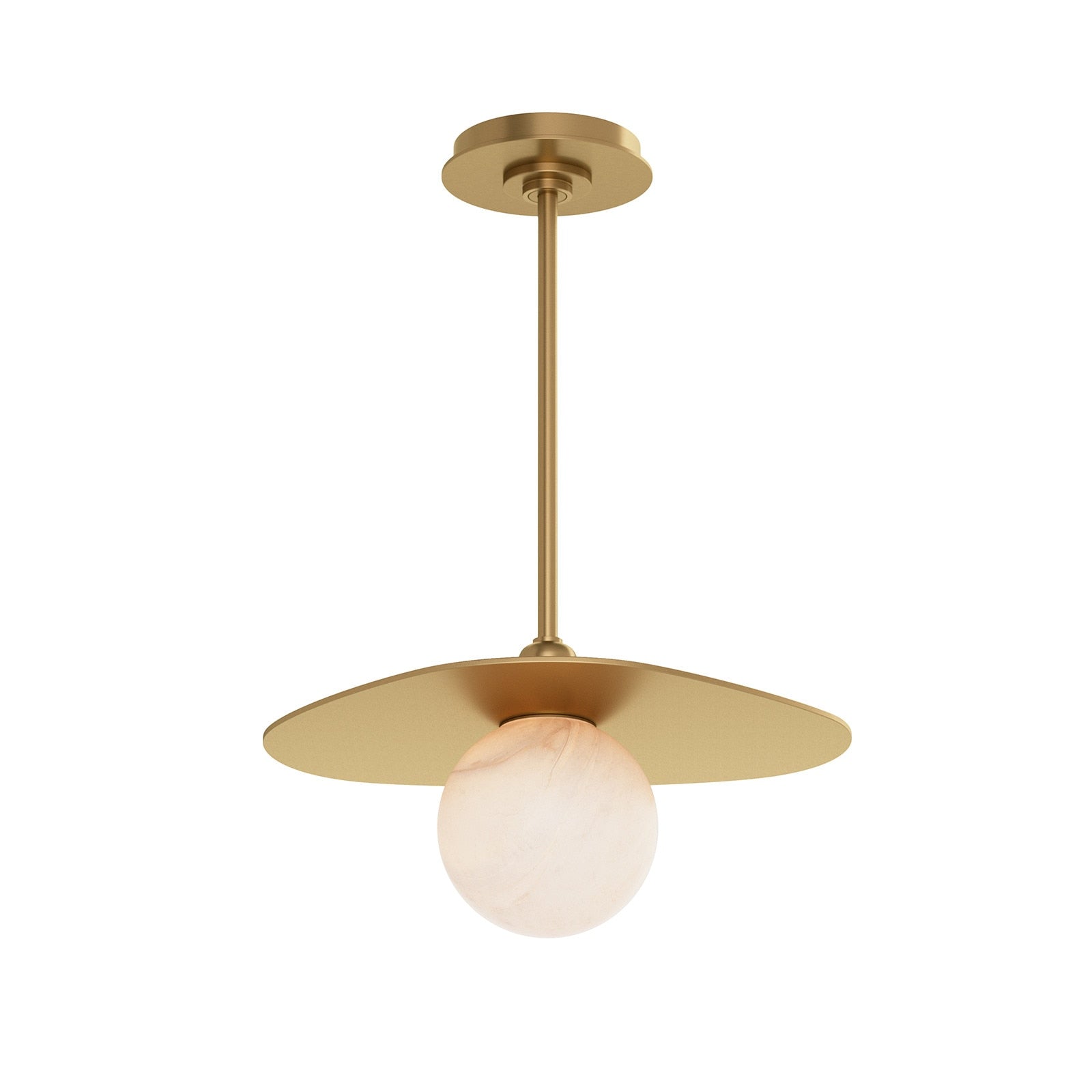 Regina Andrew Canada - 16-1568NB - One Light Pendant - Rhoads - Natural Brass