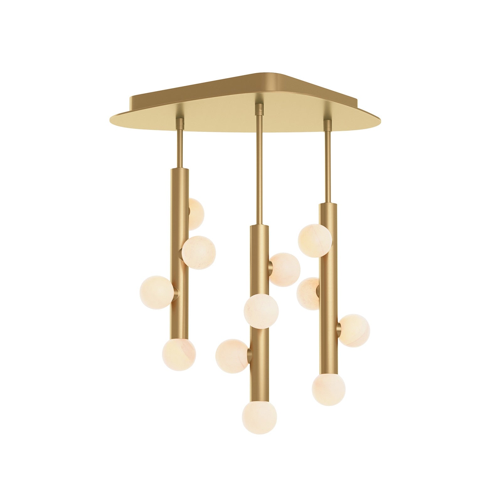 Regina Andrew Canada - 16-1569NB - LED Chandelier - Rhoads - Natural Brass
