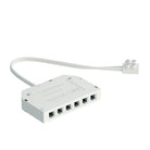 Maxim Lighting MSC8924V6P-WT CounterMax 24V LED Channel Port Hub For Low Voltage Plug Connection in White