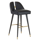 Arteriors - FSI12 - Tabouret de bar - Crowley - Noir/Ébène/Laiton antique
