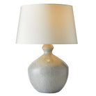 Arteriors - PTC32-591 - Une lumière Lampe de table - Clémentine - Matin glacé/Laiton antique/Blanc cassé/Blanc cassé