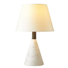 Arteriors - PTC38-SH039 - Une lumière Lampe de table - Everly - Blanc/Graphite/Laiton Heritage/Ivoire