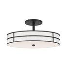 Dainolite Canada - FVA-162SF-MB - Two Light Semi-Flush Mount - Fulvia - Matte Black